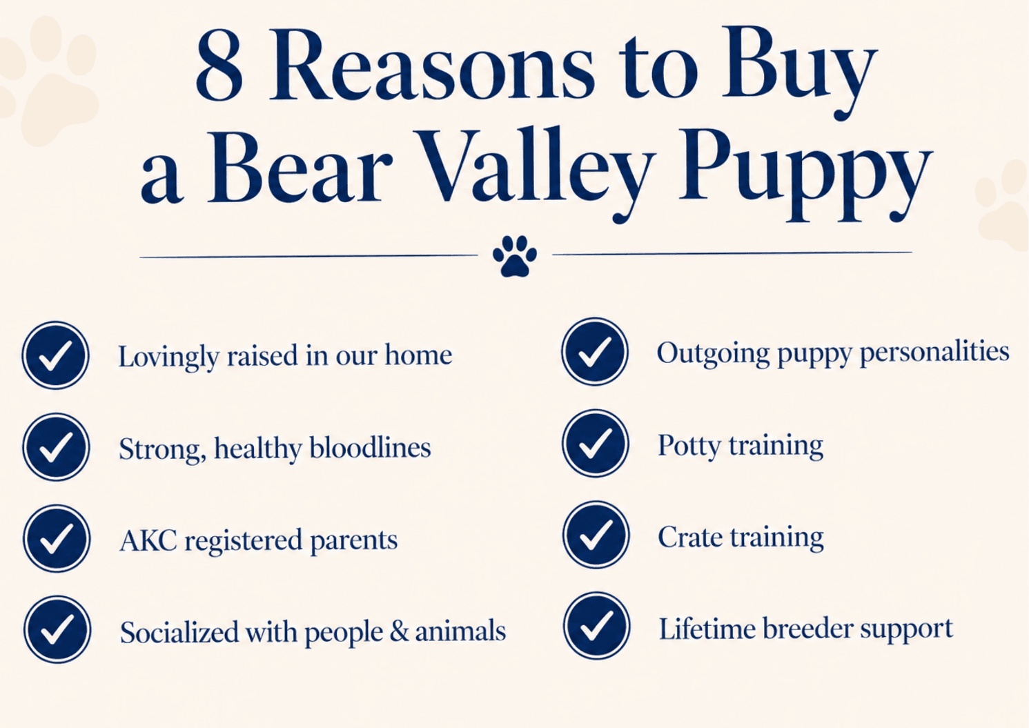 Experience the Bear Valley Difference