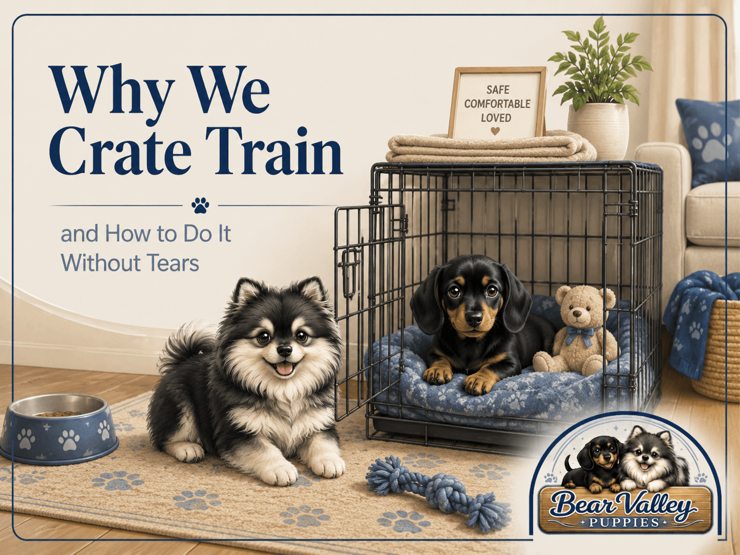 Why We Crate Train, and How to Do It Without Tears