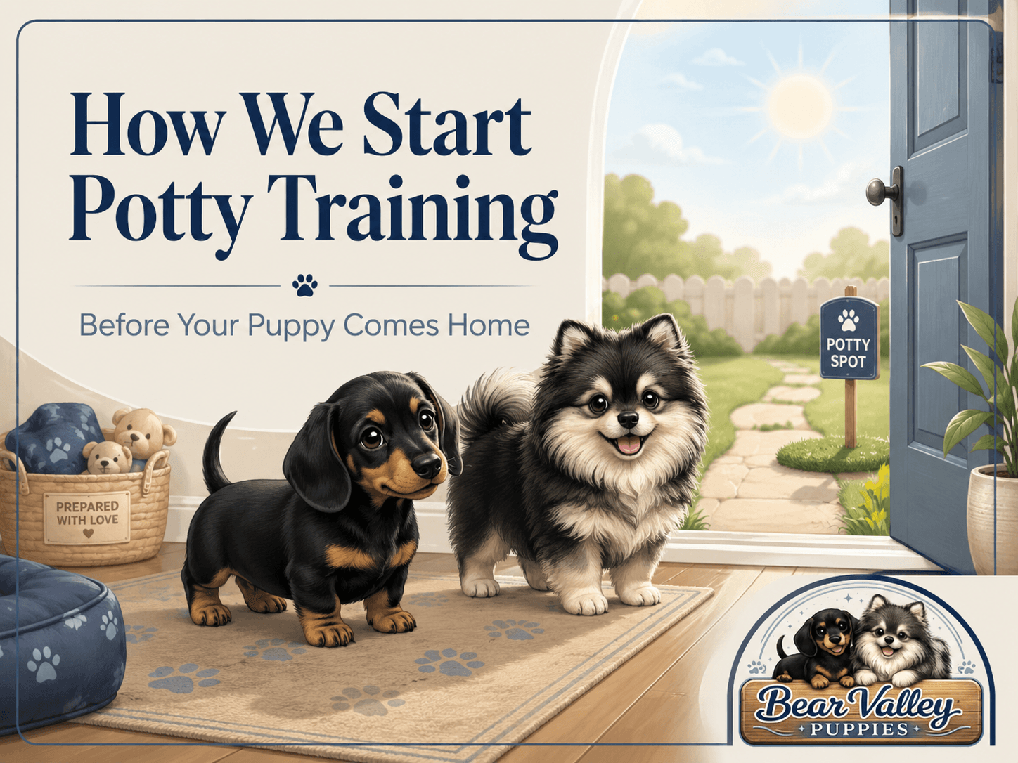 How We Start Potty Training (Before Your Puppy Comes Home)