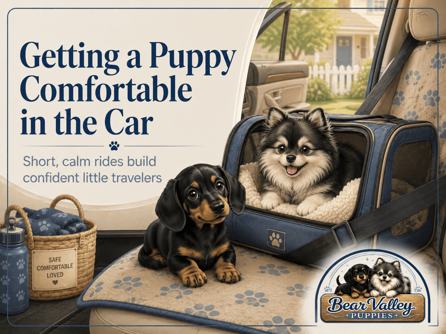 Getting a Puppy Comfortable in the Car